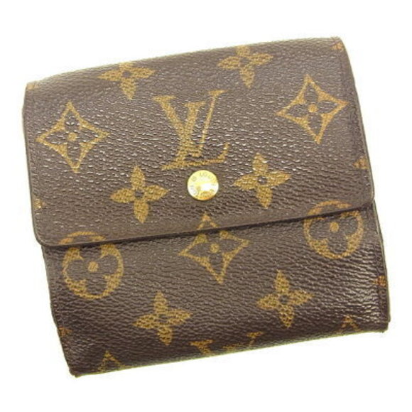 Louis Vuitton Trifold Wallet Porte Monnaie Vieux Carte Brown - Picture 1 of 6